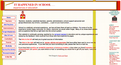 Desktop Screenshot of ithappened-inschool.com